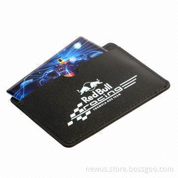 Business/Credit Card USB Flash Drive, Support Plug-and-play Function, No Driver Needed, OEM Logos